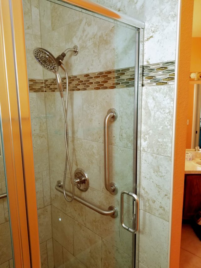 accessible shower remodel